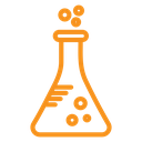 Chemical flask icon