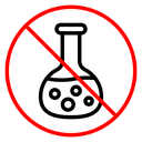 Chemical free sign icon