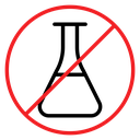Chemical free sign icon