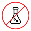 Chemical free sign icon