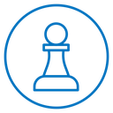 Chess pawn icon