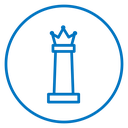 Chess queen icon