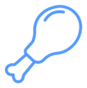 Chicken leg icon