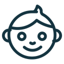 Child face icon