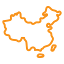 China map icon