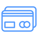Chip Card Stack Color Outline icon