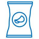 Chips bag icon