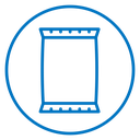Chips bag icon