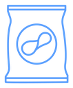 Chips bag icon