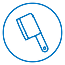 Chopper knife icon