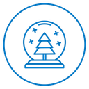 Christmas Snow Globe icon