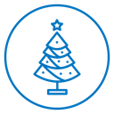 Christmas tree icon