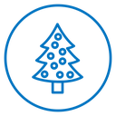 Christmas tree icon