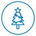 Christmas tree icon