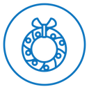 Christmas wreath 2 icon