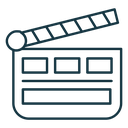 Cinema flapper icon