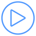 Circle Play Button icon