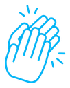 Clapping hands icon