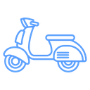 Classic Vespa Scooter icon