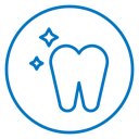 Clean tooth icon