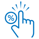 Click through rate icon