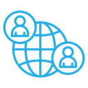 Clients Worldwide Globe Avatars icon