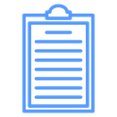 Clipboard Color Outline icon