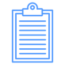 Clipboard Note List Color Outline icon