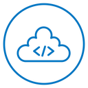 Cloud code icon