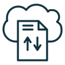 Cloud computing icon