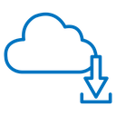 Cloud download icon