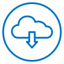 Cloud download 2 icon