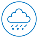 Cloud hail icon