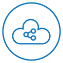 Cloud share icon