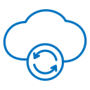Cloud sync icon
