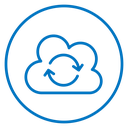 Cloud sync icon