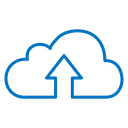 Cloud upload (2) icon