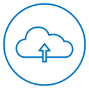 Cloud upload 2 icon
