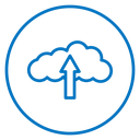 Cloud upload 2 icon