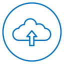 Cloud upload 2 icon