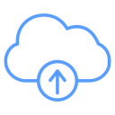 Cloud Upload Badge icon
