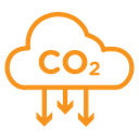 CO2 reduction icon