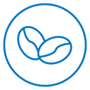 Coffee beans icon