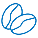 Coffee beans icon