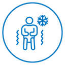 Cold human icon