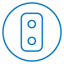Colon sign icon