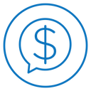 Comment dollar icon