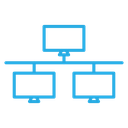 Computer network icon