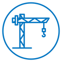 Construction crane icon