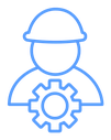 Construction worker icon